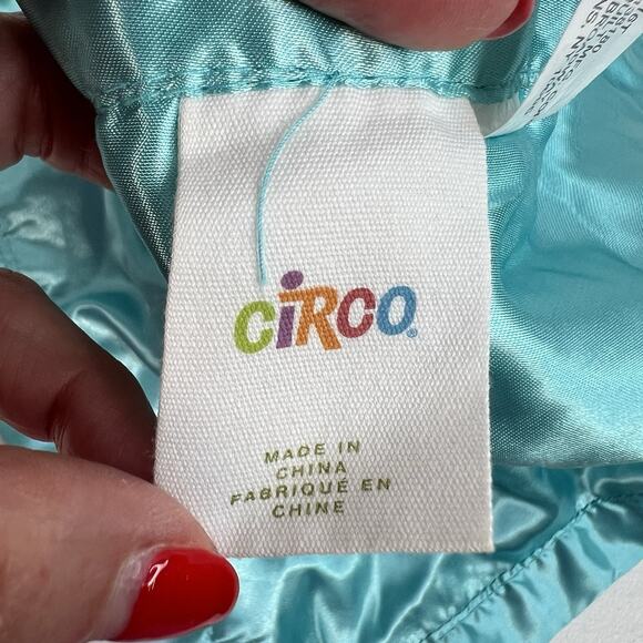 Circo Elephant Baby Lovey Satin Trim Security Blanket Aqua Blue Polka Dot Target - Picture 6 of 11